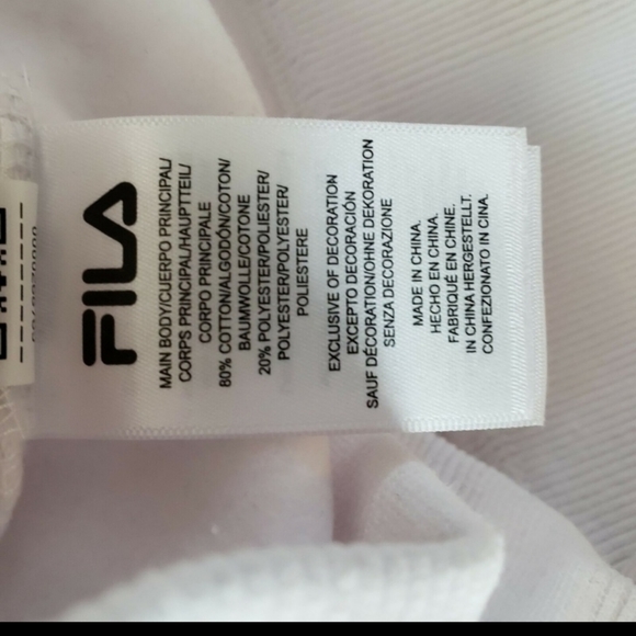 FILA White Newton Women's Sweatshirt - Picture 3 of 3